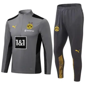 Borussia Dortmund 21-22 Gray Tracksuit Kit