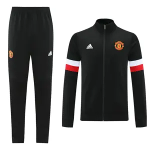 Manchester United CASUAL 3S BLACK 21-22 Black Tracksuit