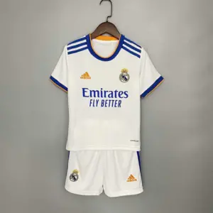 Real Madrid 21-22 Kids Home Kit