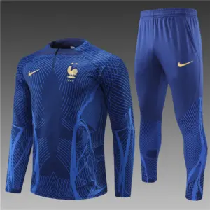 France 22-23 Tracksuit Blue Kides Kit