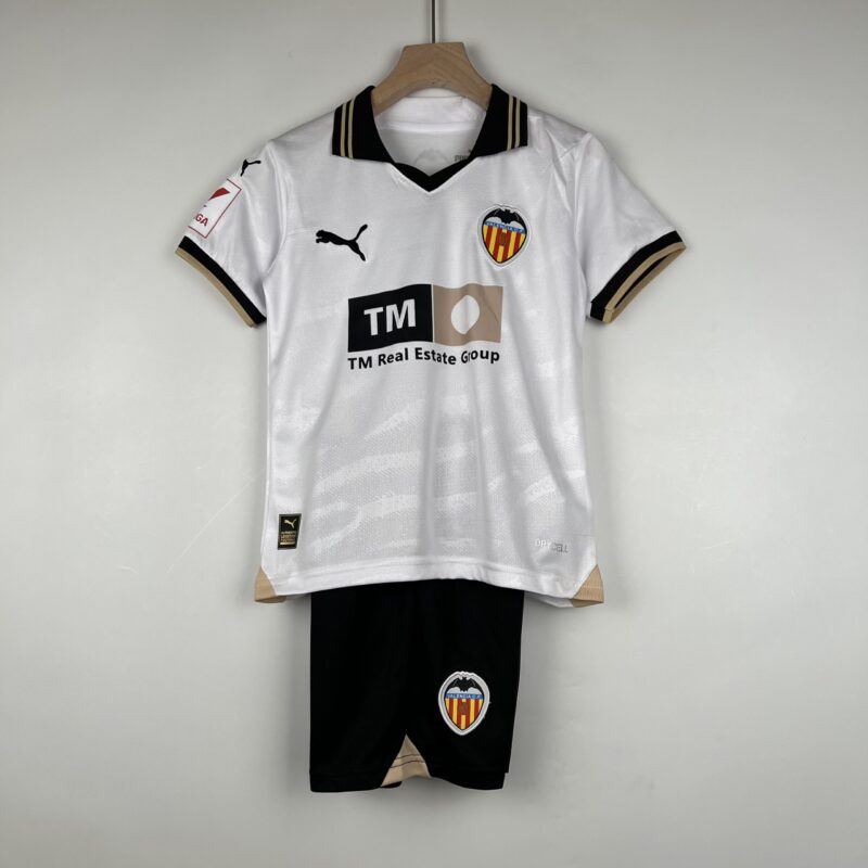 23/24 Valencia white Special Edition Kids Jersey