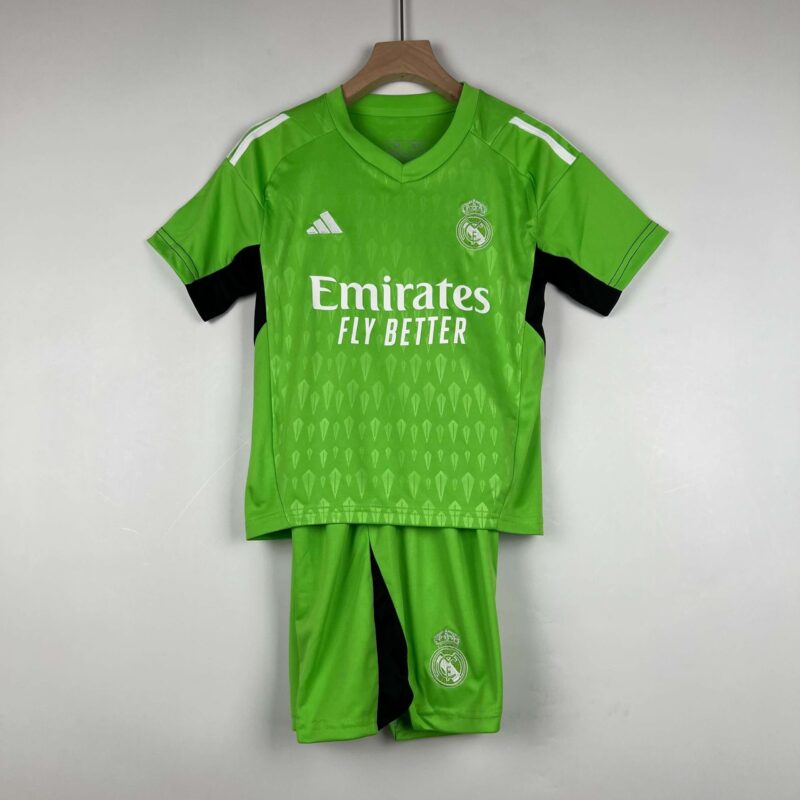 23/24 Real Madrid Goalkeeper Green Special Edition Kids Kit