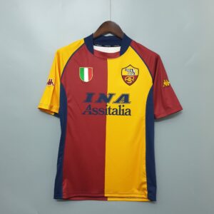 AS Roma 01-02 Home Retro Kit