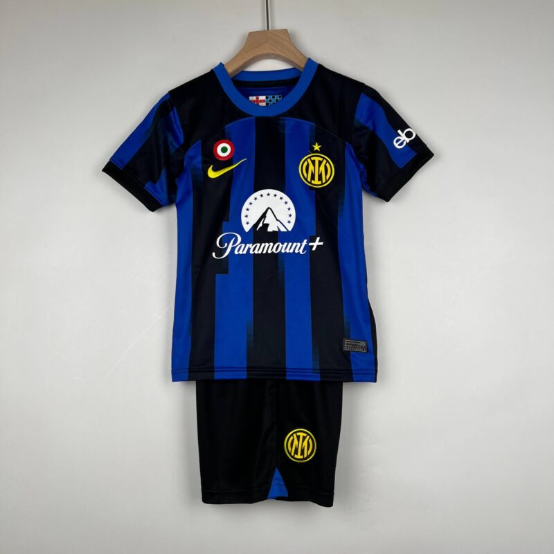 23/24 Inter Milan Blue Black Special Edition Kids Jersey