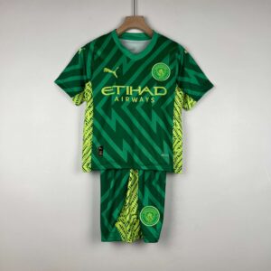 23/24 Man City Goalkeeper Special Edition Kids Kit