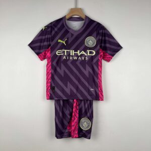 23/24 Goalkeeper Manchester Purple Special Edition Kids Kit