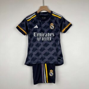 23/24 Real Madrid Away Black Special Edition Kids Jersey