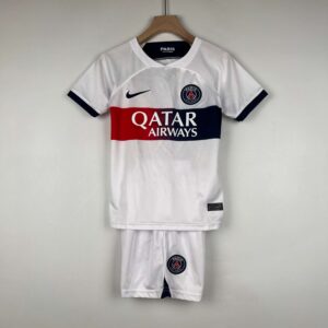 23/24 PSG Away whait Special Edition Kids Jersey