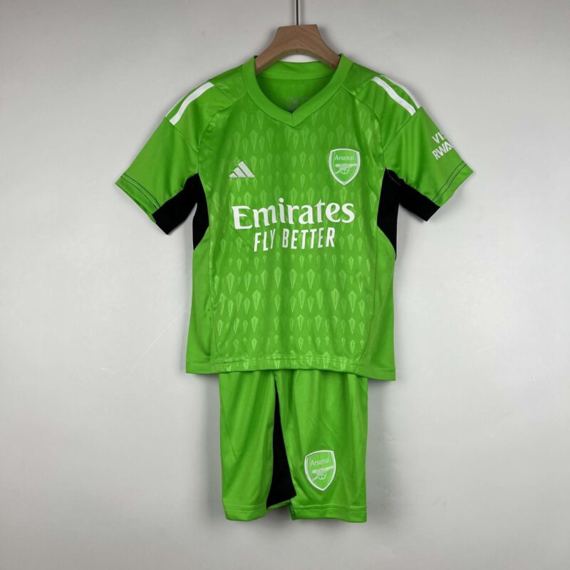 23/24 Goalkeeper Arsenal Green Special Edition Kids Kit
