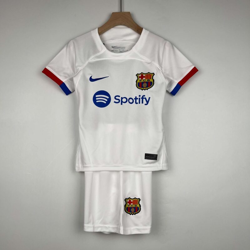 23/24 Barcelona White Special Edition Kids Kit