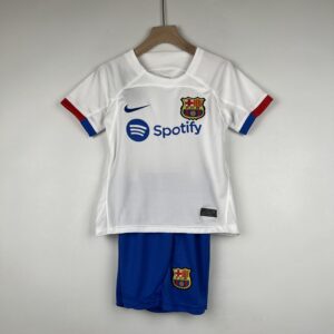 Barcelona white 23/24 Special Edition Kids Jersey