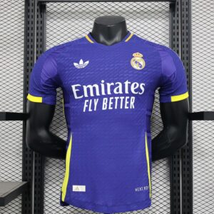 Real Madrid 24-25 Football Shirt Kids Blue Away Kit