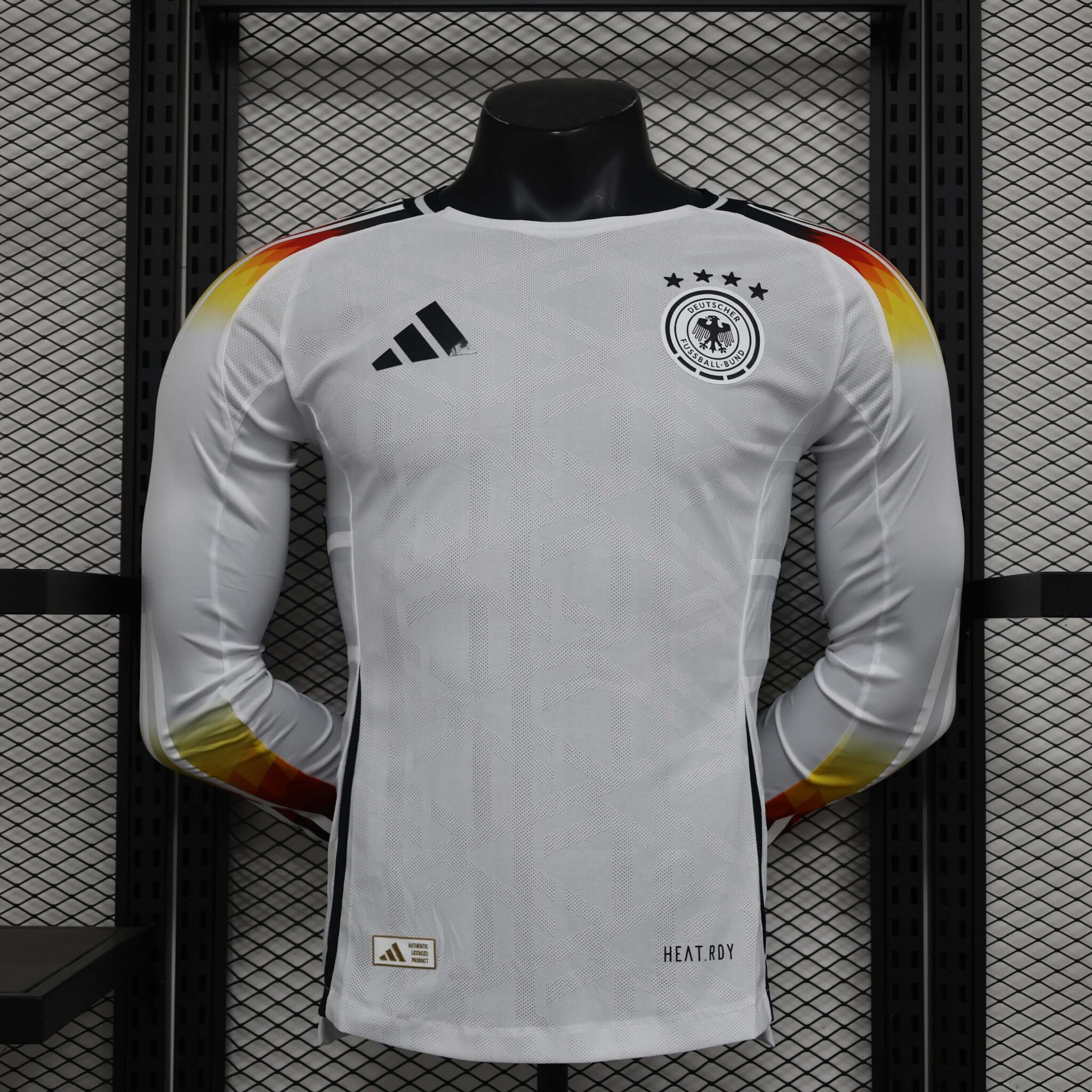 adidas Germany Euro 2024-25 Home Jersey  | White – Long Sleeve