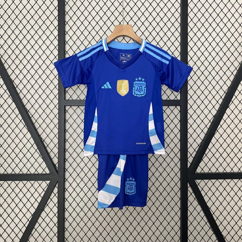 Argentina 2024 Away Jersey Kids- Blue