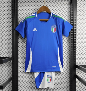 Italy 2024 Home Shirt Kids Kit